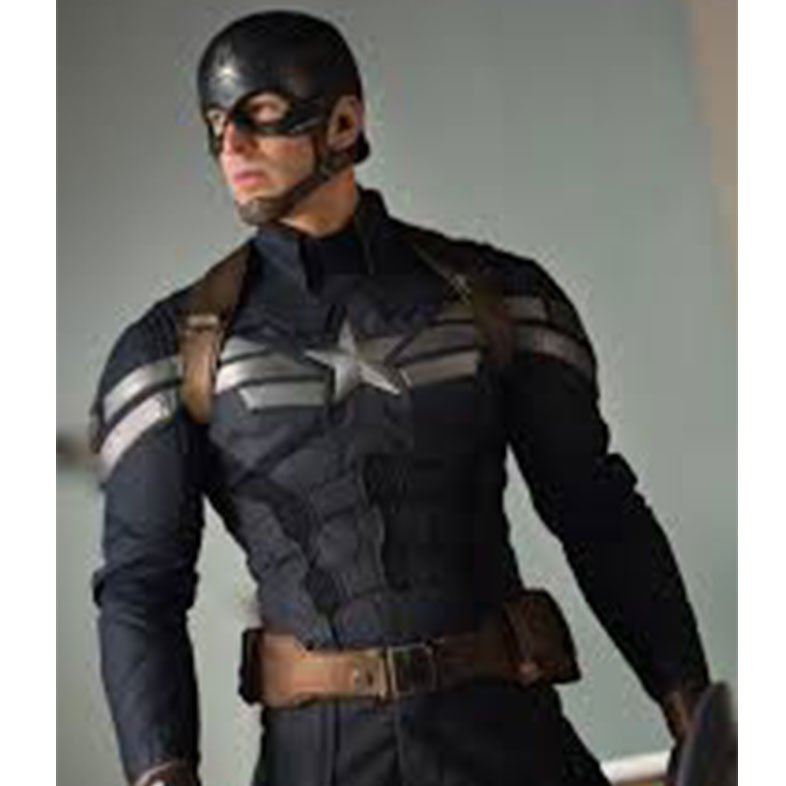 Avengers Endgame Soldier Captain America Leather Jacket