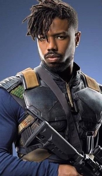 Black Panther Armor Style Leather Vest Costume