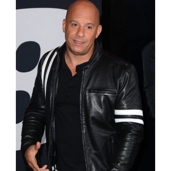 Fate of the Furious 8 Vin Diesel Premiere Leather Jacket