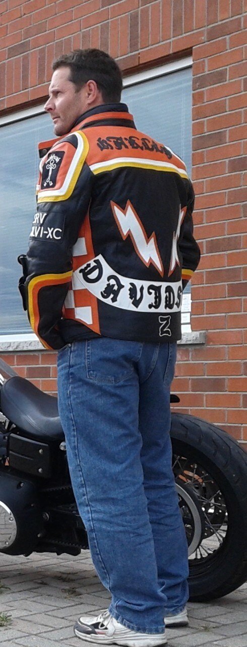 Harley Davidson and the Marlboro Man Leather Motorcycle Jacket