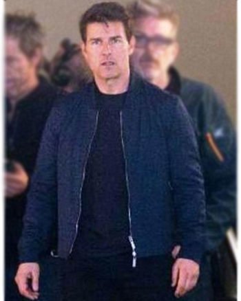 Tom Cruise Mission Impossible Leather Fallout Jacket