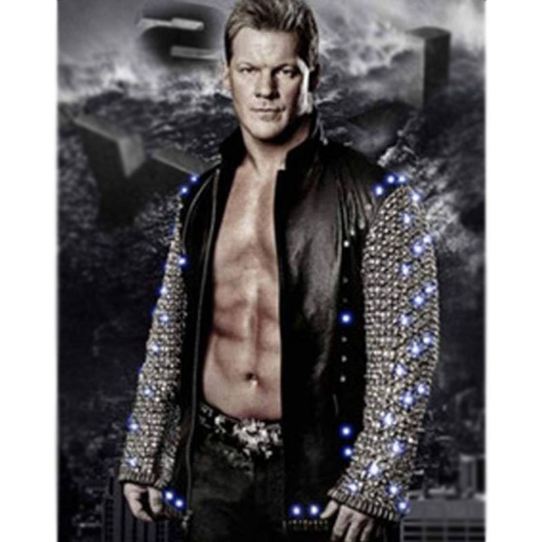 Chris Jericho Light Up WWE Leather Jacket