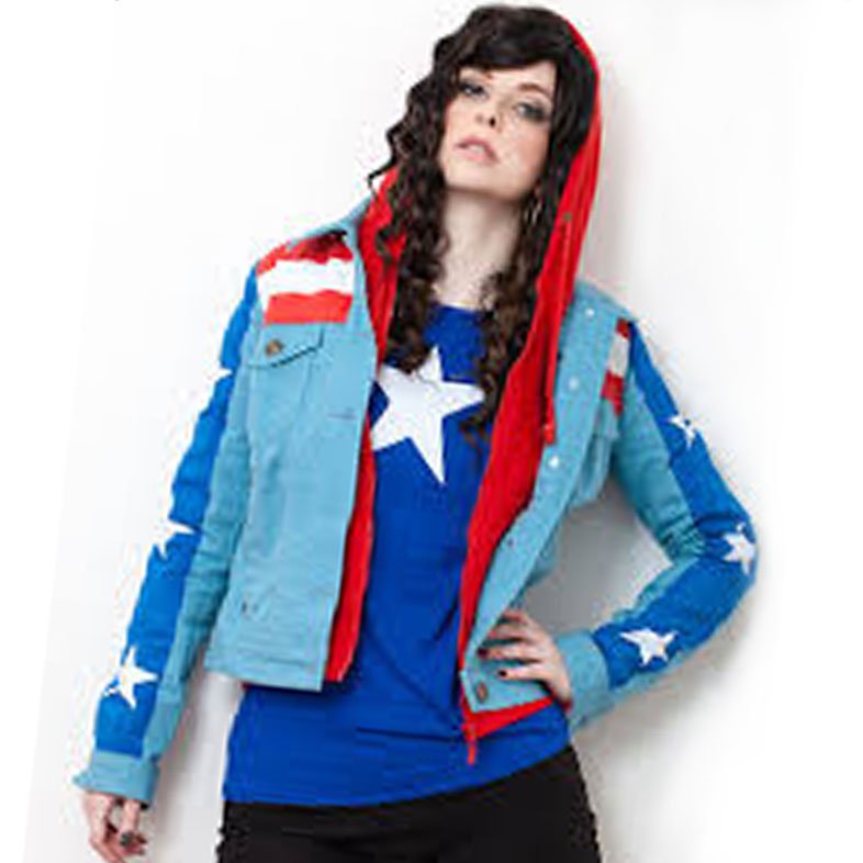 Young Avengers American Flag Jacket