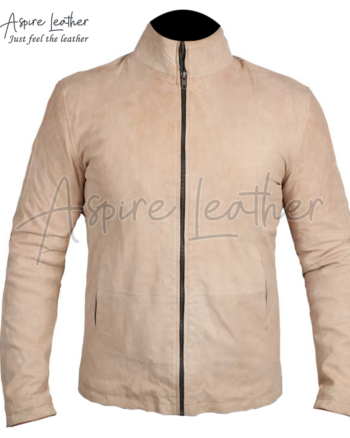 MOROCCO Modern Style Brown Genuine Suede Leather Jacket