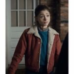 Stranger Things Nancy Wheller Natalia Dyer Red Jacket