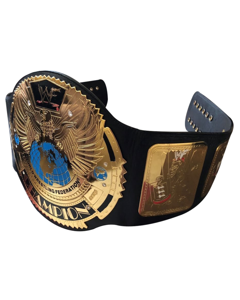 WWF Scratch Logo Big Eagle Wrestling Championship Belt