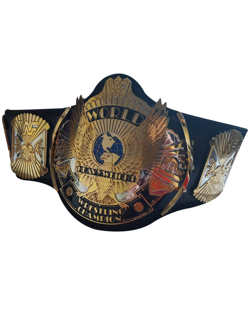 Winged Eagle Dual Plated Championship Wrestling Belt