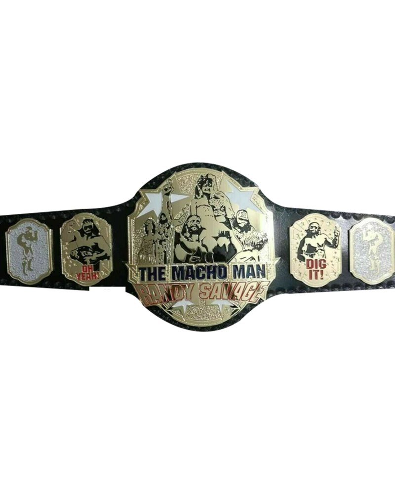 The Macho Man Randy Savage Championship Wrestling Belt