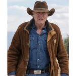 Men’s Sheriff Walt Longmire Robert Taylor Leather Coat