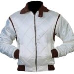 White Satin Drive Jacket | Ryan Gosling Drive Scorpion Jacket